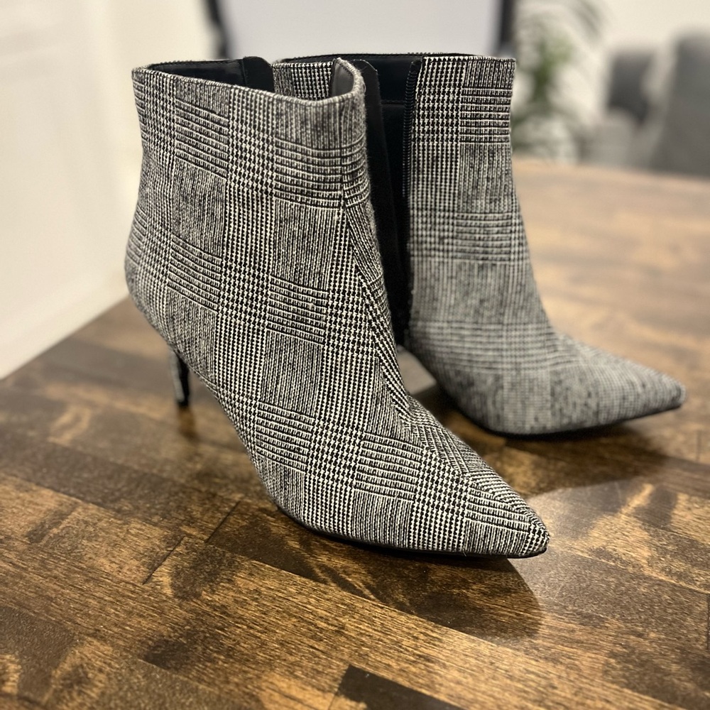 Buckle ankle boots